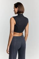 Jendue-Dew Drop Denim Jacket-Top-3-milagron.live