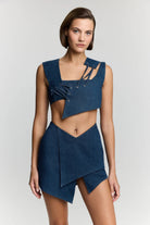 Jendue-Endless Line Denim Skirt-Etek-1-milagron.live