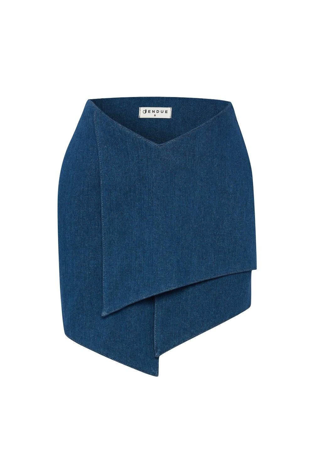 Jendue-Endless Line Denim Skirt-Etek-3-milagron.live