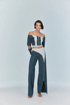 Jendue-Monte Off Shoulder Top-Top-2-milagron.live