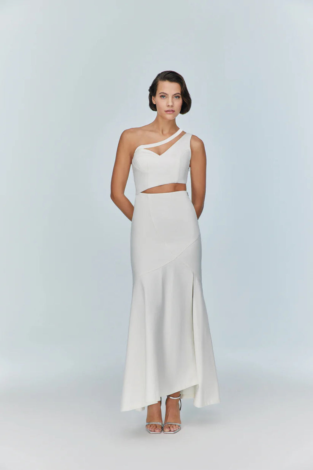 Jendue-Ron Asymmetric Dress-Elbise-1-milagron.live
