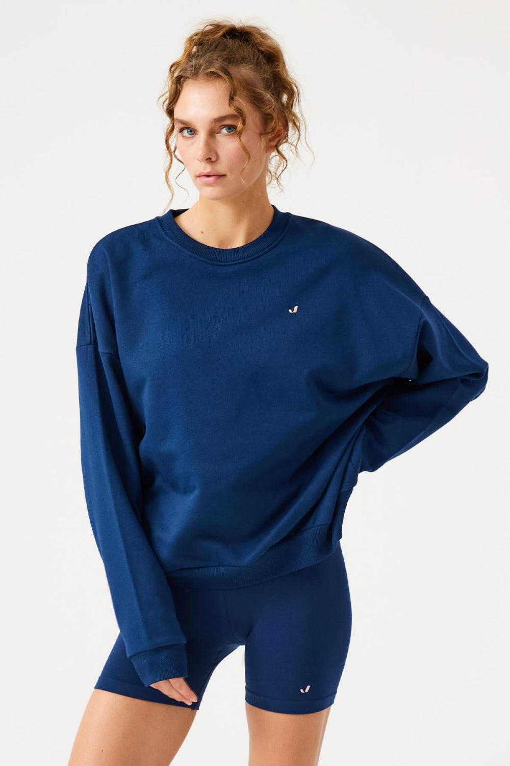 Jerf-Aura Sweatshirt Lacivert-Sweatshirts & Hoodies-1-milagron.live