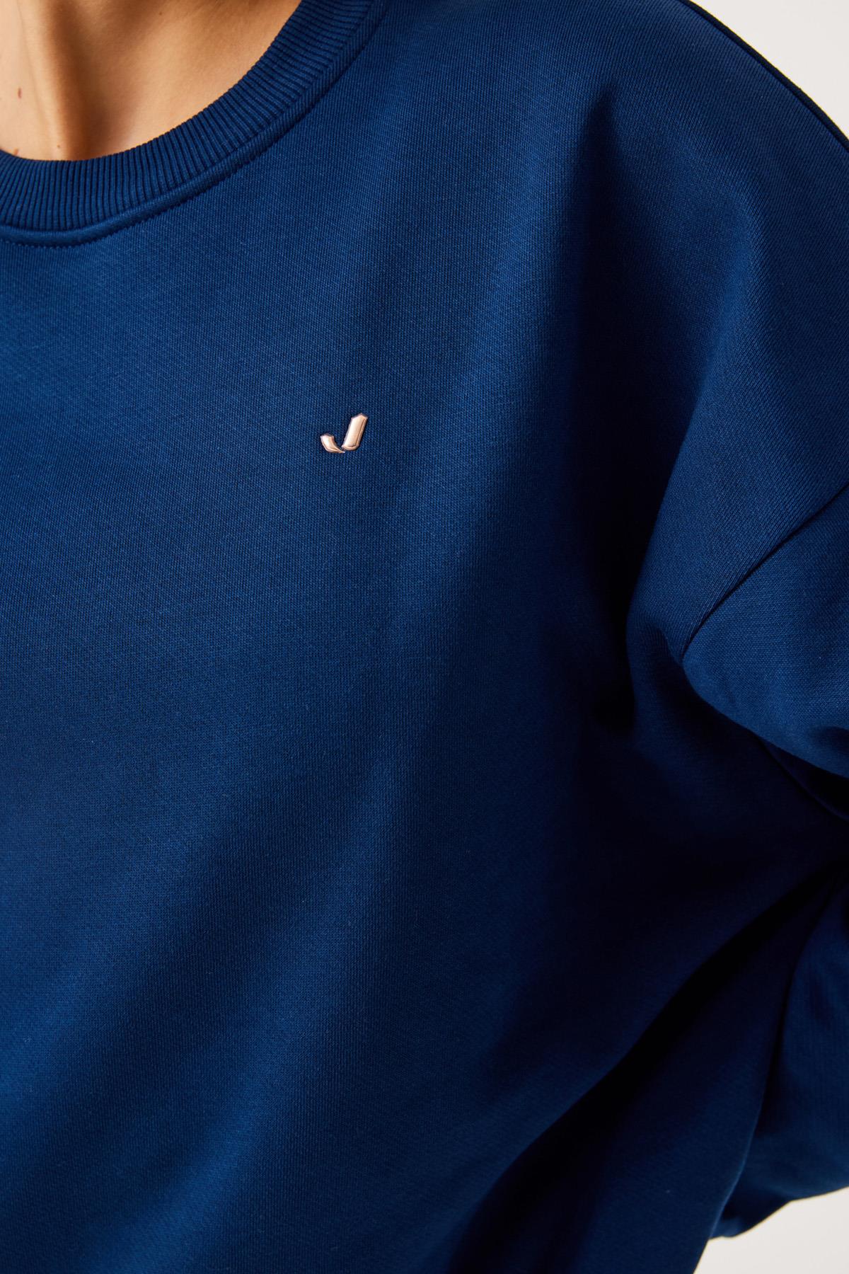 Jerf-Aura Sweatshirt Lacivert-Sweatshirts & Hoodies-2-milagron.live