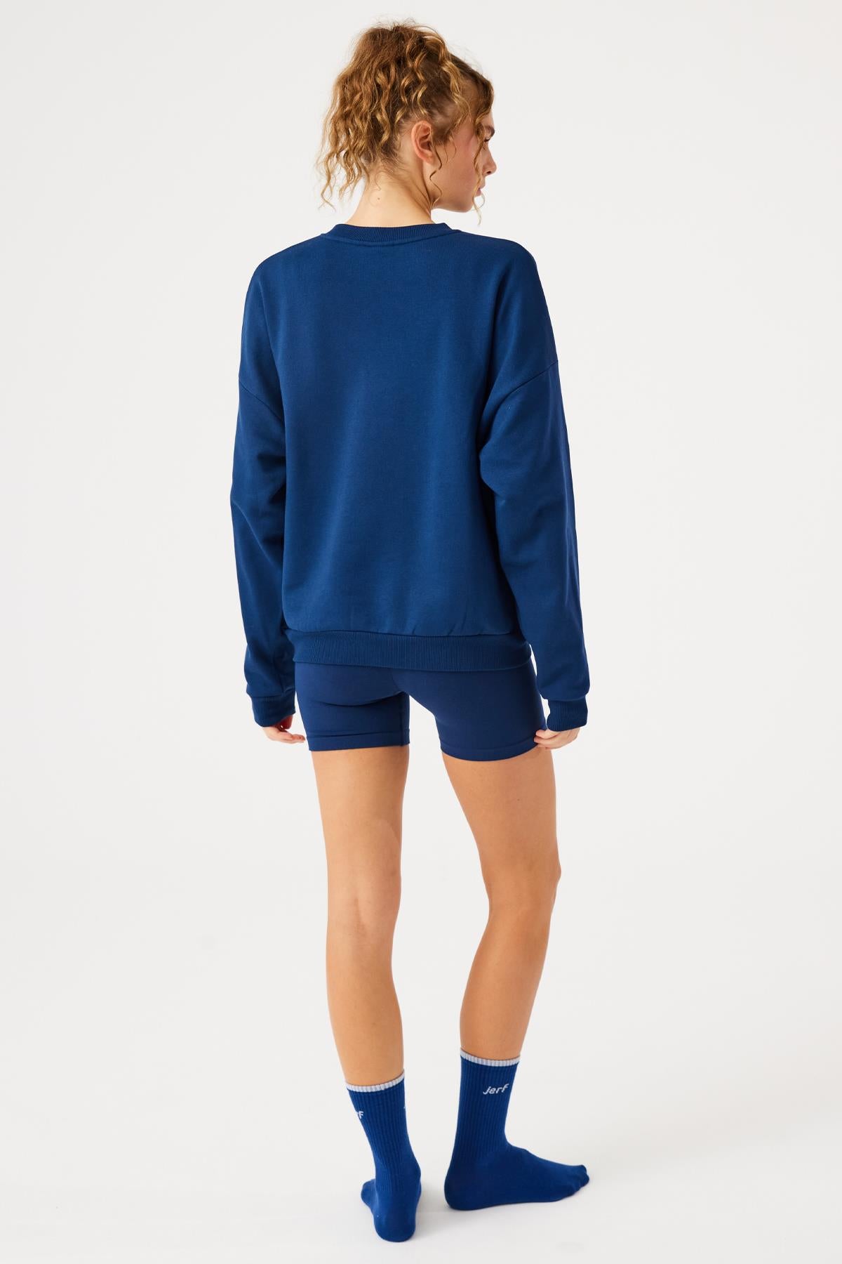 Jerf-Aura Sweatshirt Lacivert-Sweatshirts & Hoodies-3-milagron.live