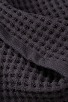 Aqua Line Waffle Yüz Havlusu Seti, Antrasit Ve Krem - 50x90 Cm - 3