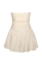 Kahshan-Beige 'Petit Fairytail' Mini Dress-Elbise-2-milagron.live