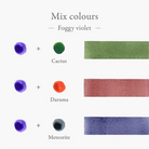 Kakimori Inkstand Colour Karıştırabilir Dolma Kalem Mürekkebi 35 Ml - Foggy Violet