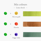 Kakimori Inkstand Colour Karıştırabilir Dolma Kalem Mürekkebi 35 Ml - Lime Shock