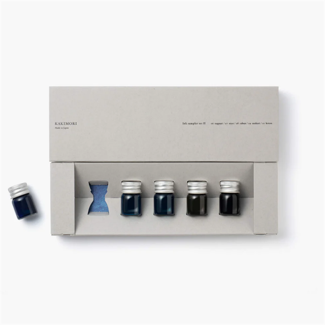 Kakimori Pigment Alüminyum Kapaklı Sample Dolma Kalem Mürekkep Seti Ii