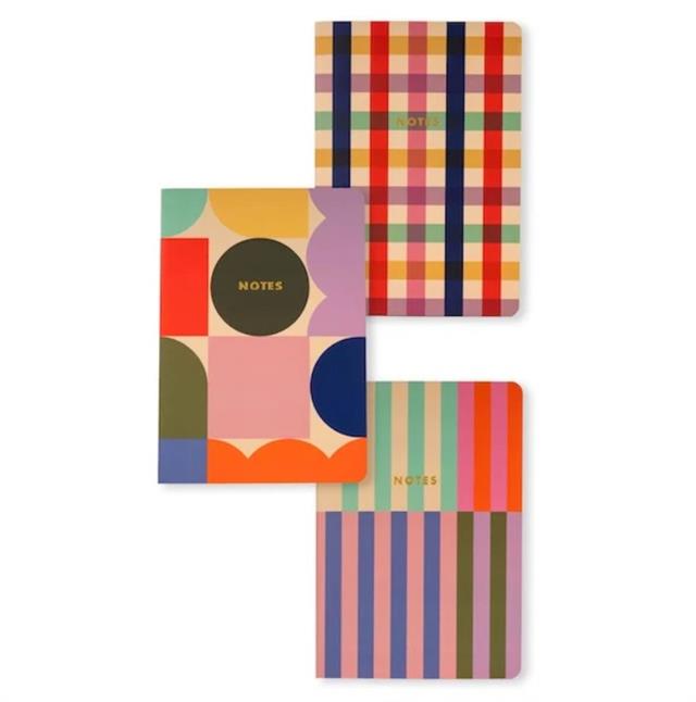 Kikkerland A5 Renkli 3'Lü Defter Seti