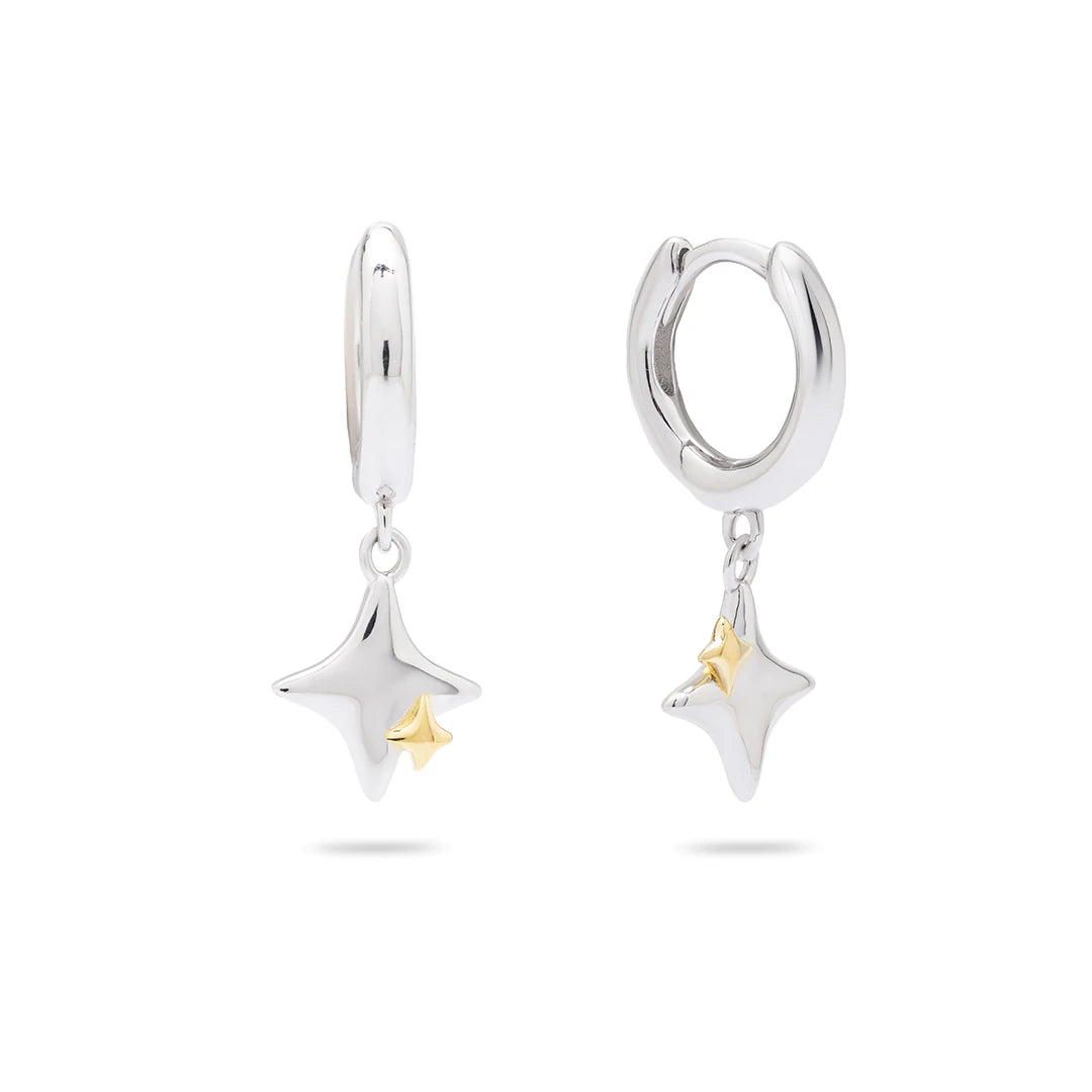 Kimolos-Nyx Earring 925 Ayar Gümüş Küpe-Küpe-1-milagron.live