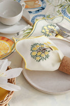 Km Home Collection-2'li Set Limon İşlemeli Pamuk Peçete-Peçete-1-milagron.live