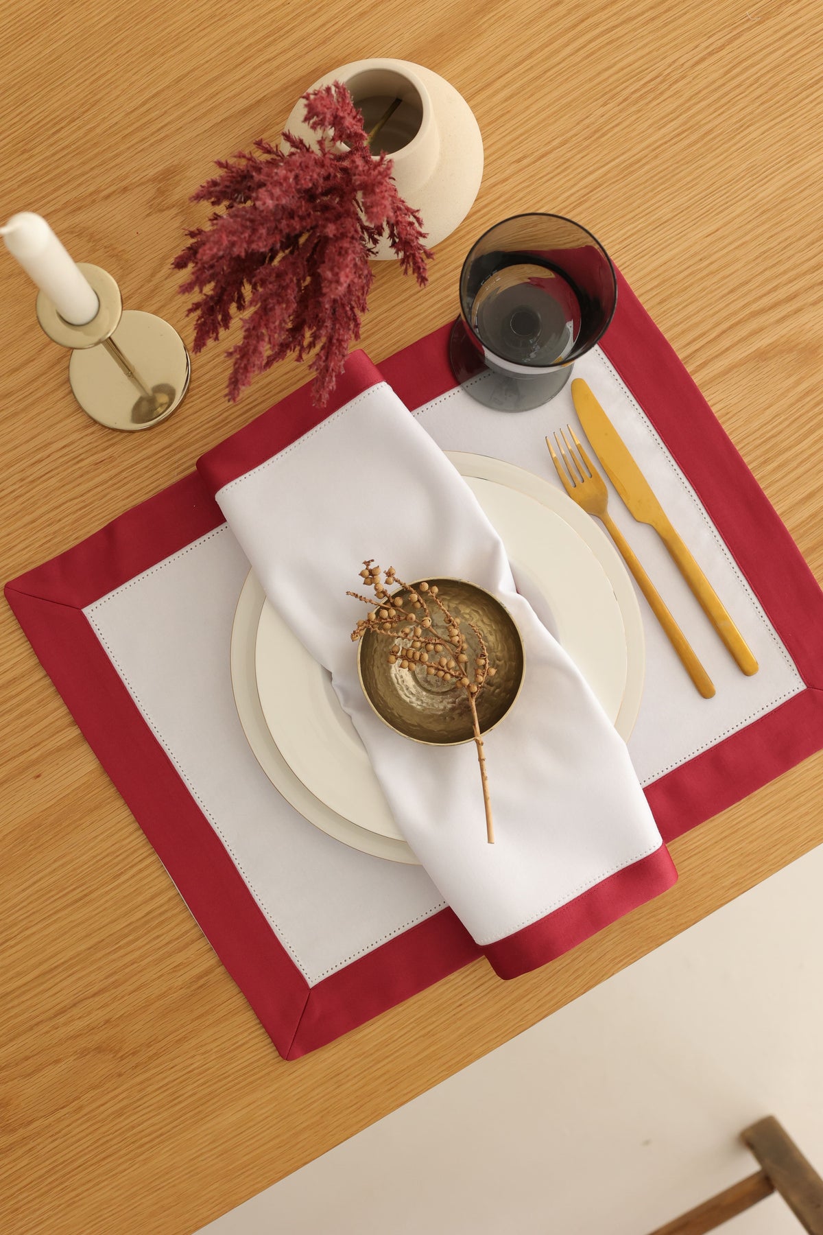 Km Home Collection-2'li Set Monaco Amerikan Servis-Sunum Aksesuarları-2-milagron.live