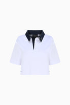 Kntlgy-Kontrast Yaka Polo T-Shirt-T-Shirts-1-milagron.live