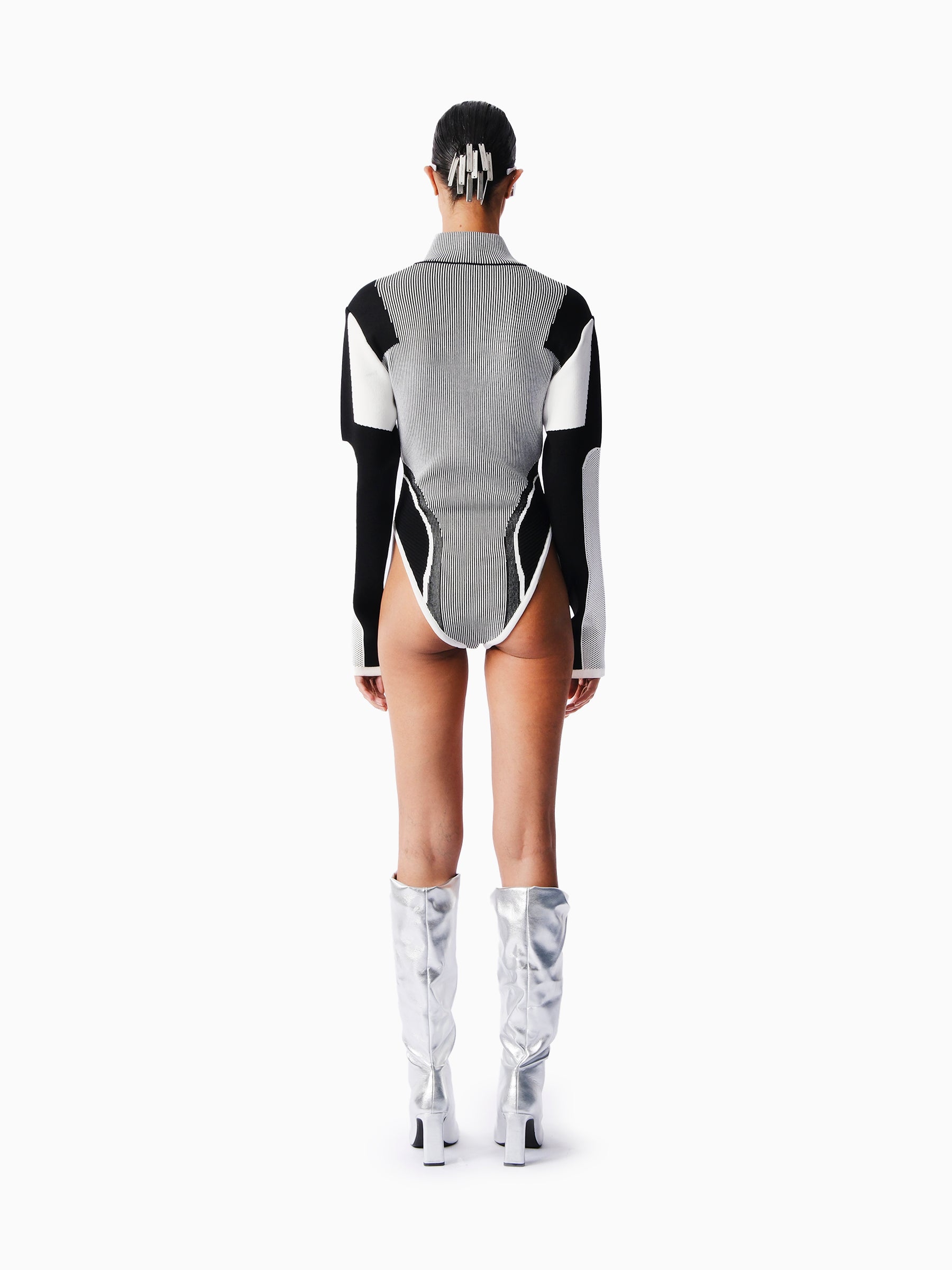 Kntlgy-Matrix Bodysuit-Bodysuit-4-milagron.live