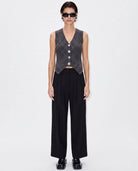 Kntlgy-Multi Button Ribbed Yelek-Yelek-2-milagron.live