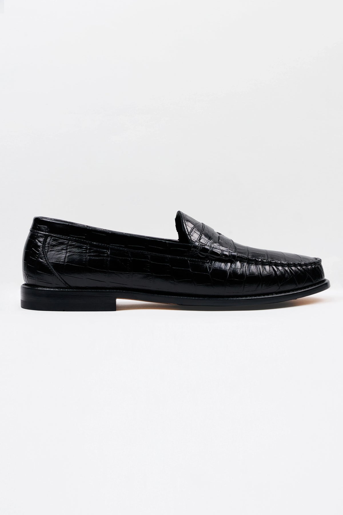 Crocodile Penny Loafer No.3