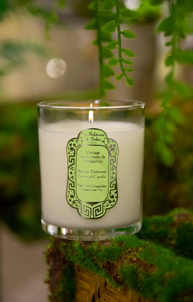 La Sultane De Saba-Candle Green Tea & Ginger - Darjeeling-Mum-1-milagron.live