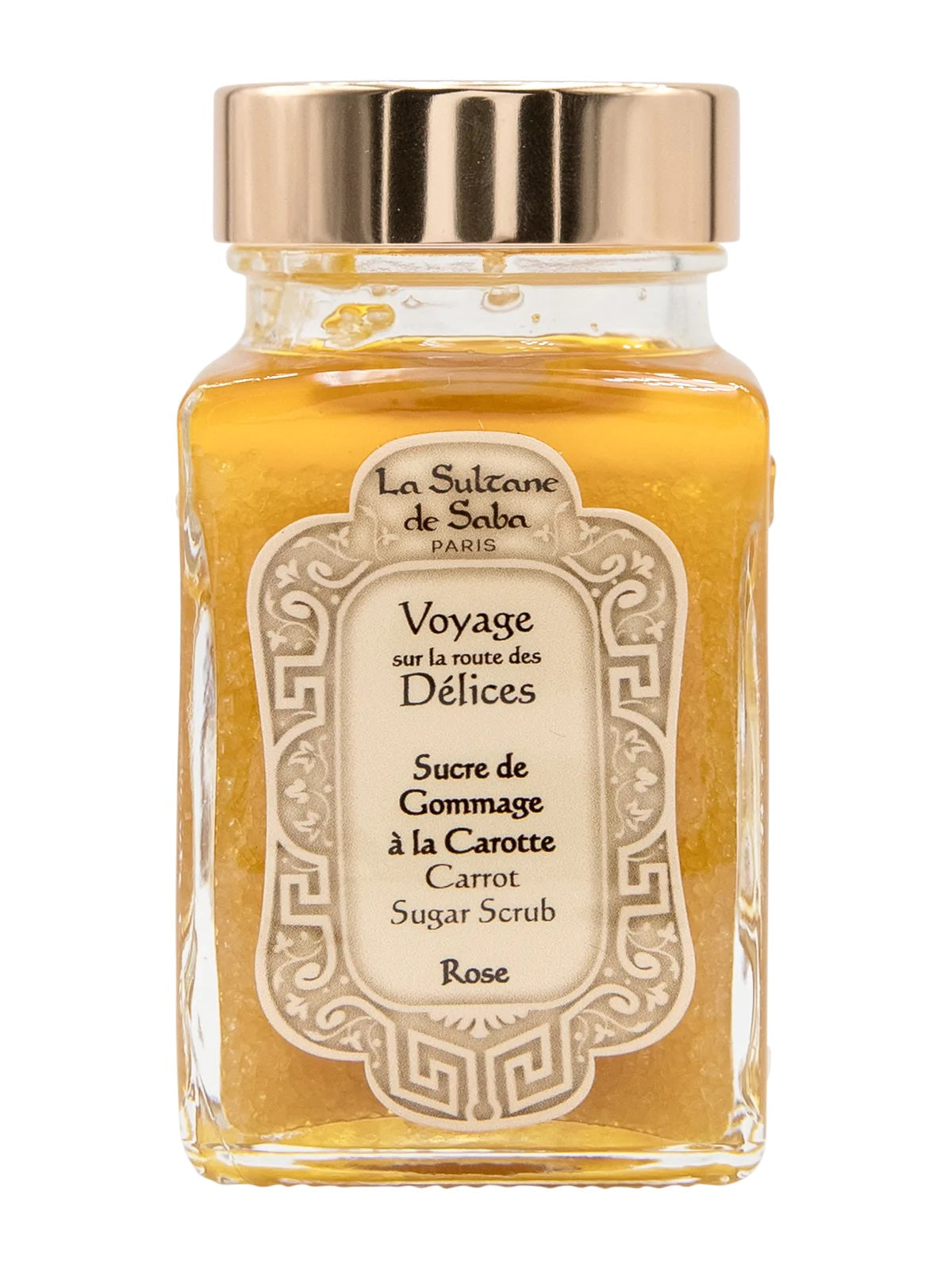 La Sultane De Saba-Carrot Sugar Scrub Rose Fragrance-Peeling-1-milagron.live