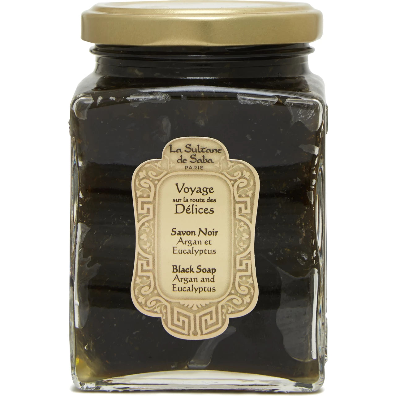 La Sultane De Saba-Real Black Soap With Eucalyptus Essential Oil And Argan-Sabun-1-milagron.live