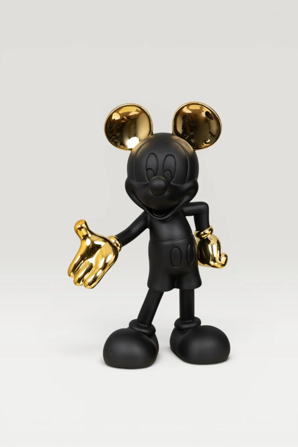 Miko Mouse Dekoratif Obje - Siyah-Gold - 0