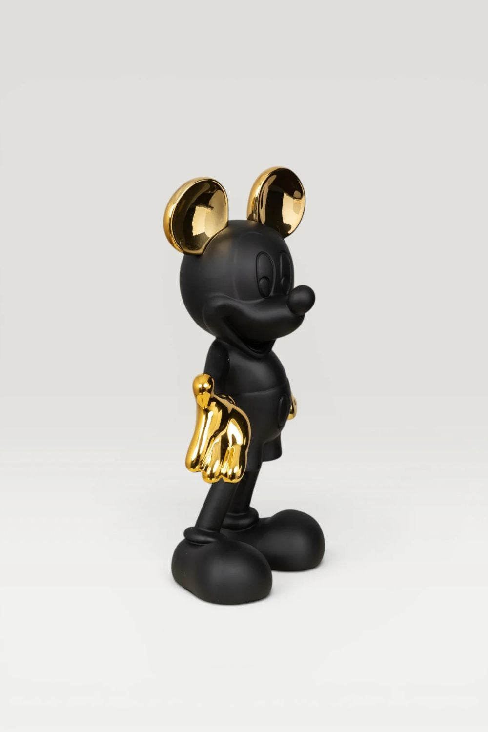 Miko Mouse Dekoratif Obje - Siyah-Gold - 1