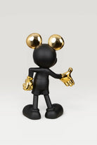 Miko Mouse Dekoratif Obje - Siyah-Gold - 2
