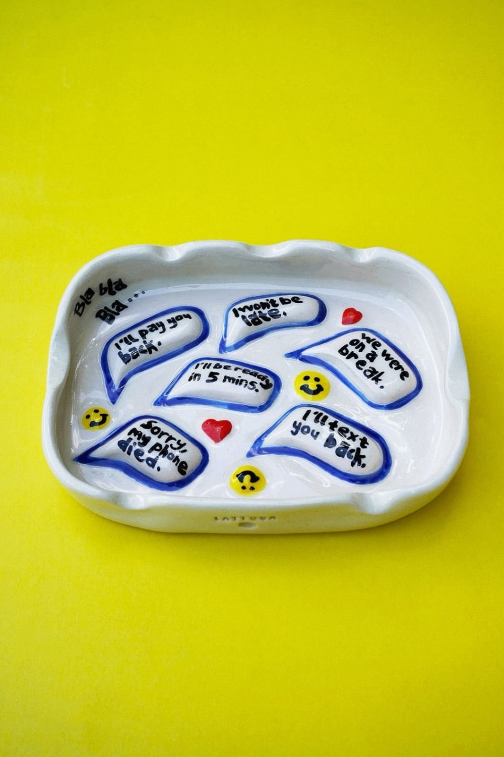 Lattuga Ceramics-Classic Lies Kül Tablası-Küllük-1-milagron.live