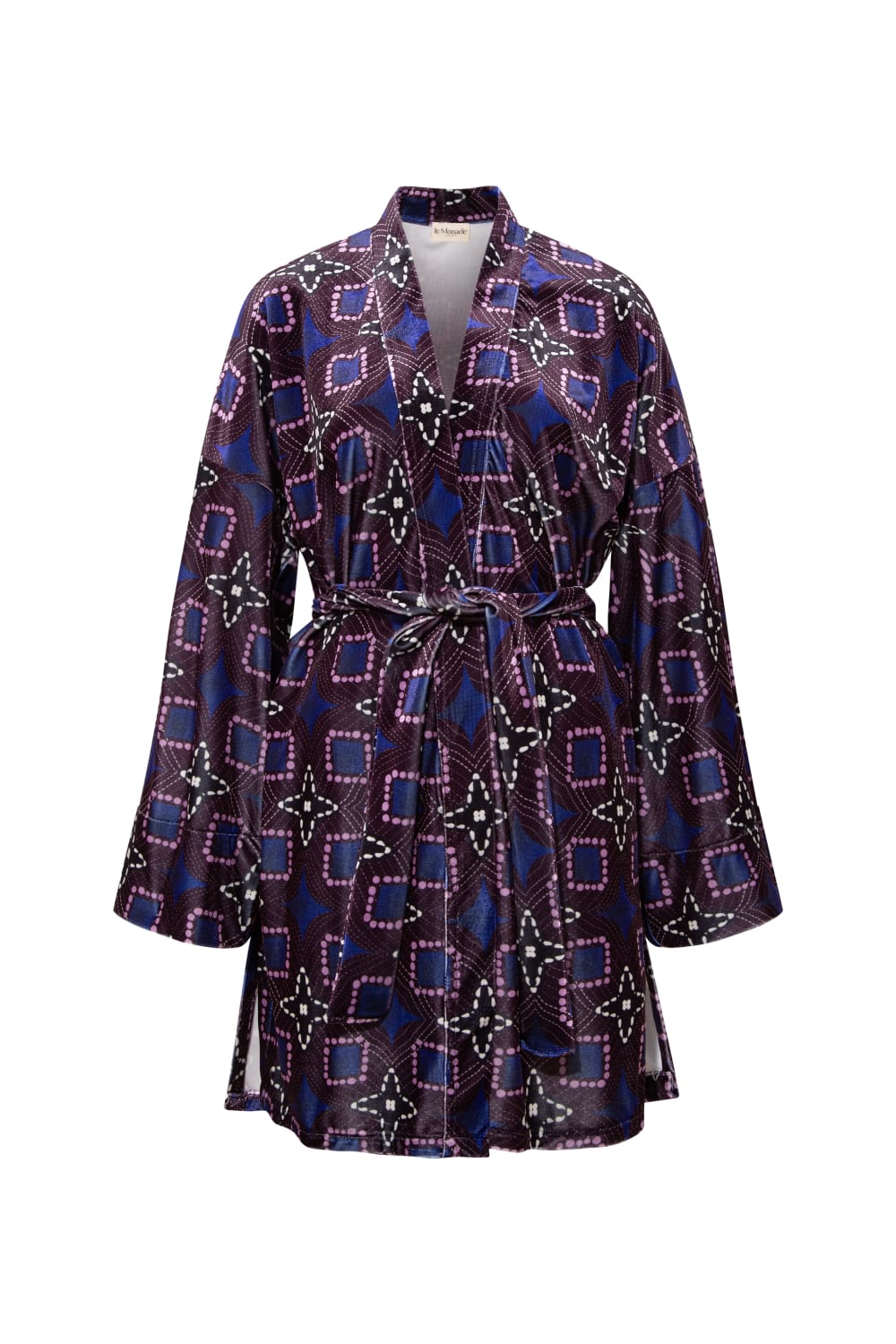 Le-Monade Dreams-Old Fashioned Kadife Kimono-Kimono-1-milagron.live