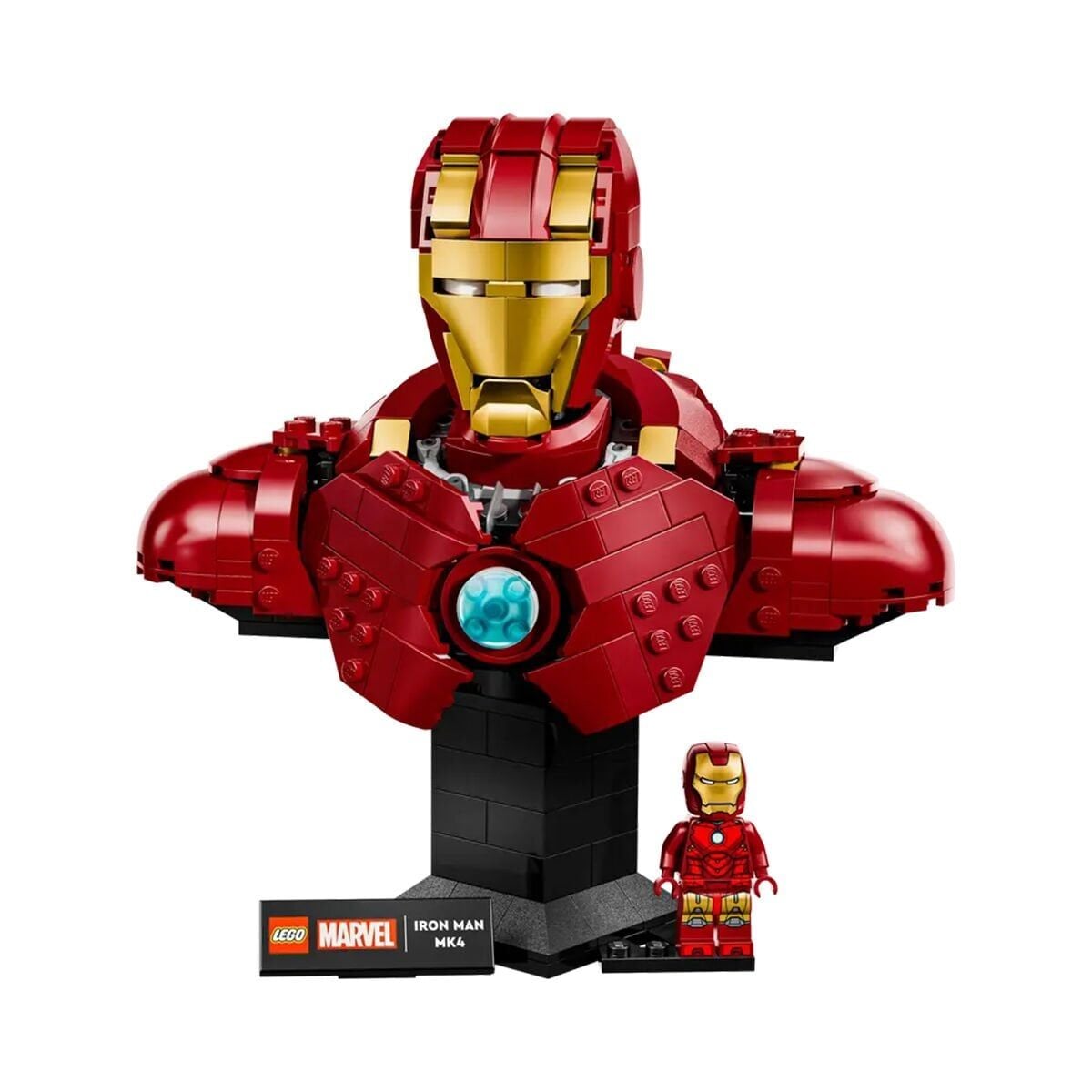 76327 Lego Marvel Iron Man Mk4 Büstü 436 Parça +18 Yaş
