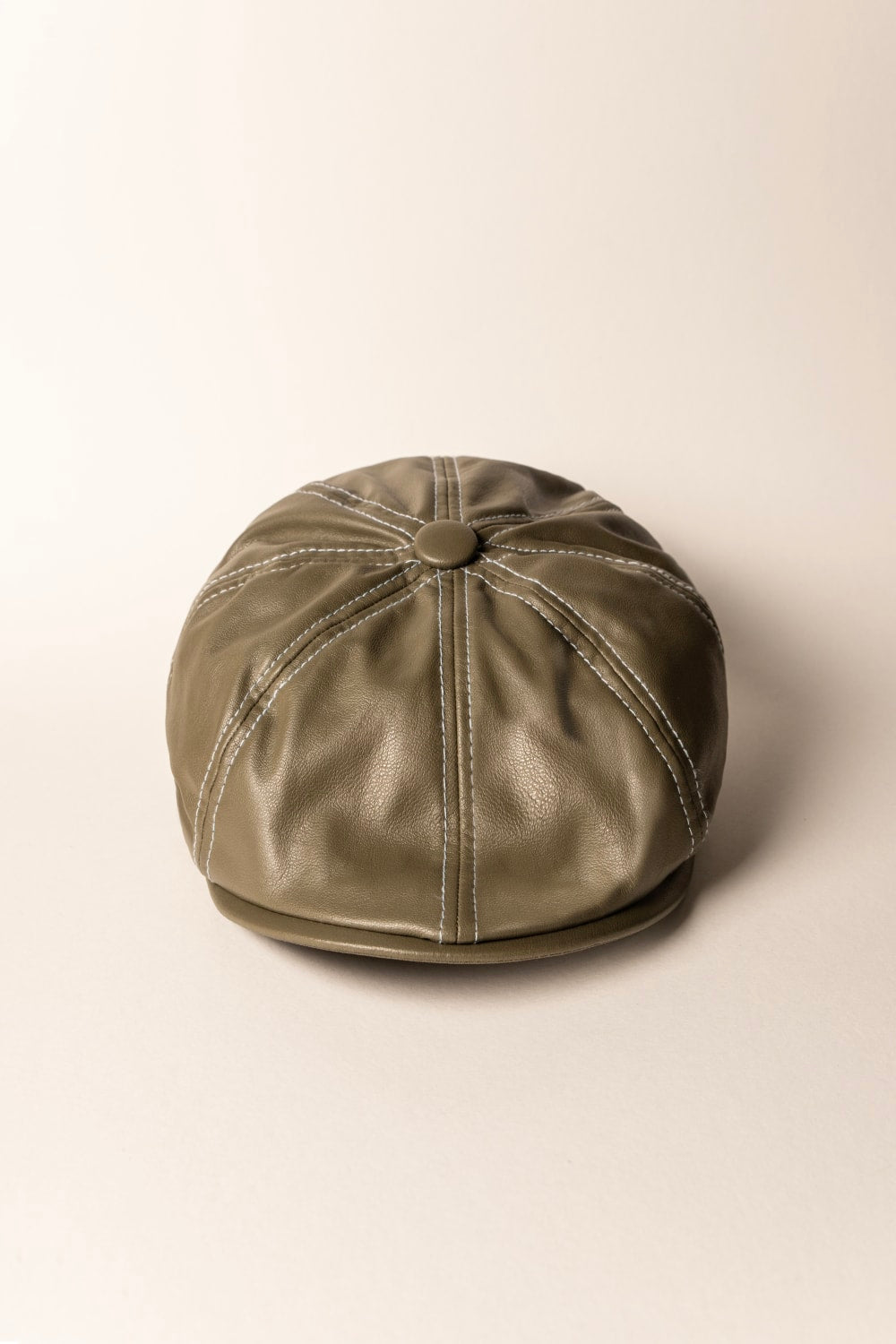 Les Merimes-Khaki Flat Cap-Şapka-3-milagron.live