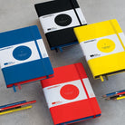 Leuchtturm 1917-Leuchtturm1917 Bauhaus Serisi Not Defteri, Orta Boy (A5), Sert Kapak, 251 Sayfa Kırmızı Noktalı Defter Royal Blue 359618-Noktalı-4-milagron.live