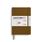 Leuchtturm 1917-Leuchtturm1917 Orta Boy (A5) 12 Aylık Ajanda Ve Not Defteri (çizgili) 2026 Sert Kapak, İngilizce, Spicy Brown372662-Özel Defterler-1-milagron.live