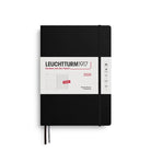 Leuchtturm 1917-Leuchtturm1917 Tablet Boy (B5) 12 Aylık Ajanda Ve Not Defteri (çizgili) 2026 Sert Kapak, İngilizce, Siyah 372642-Özel Defterler-1-milagron.live