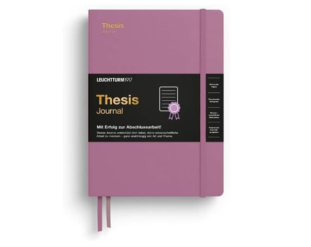 Leuchtturm 1917-Leuchtturm1917 Thesis Journal Medium (A5), Sert Kapak, Dusty Rose, Almanca 369202-Özel Defterler-1-milagron.live