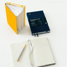 Leuchtturm 1917-Monocle Limited Edition Defter Wallet B6+, Sert Kapak, 192 Noktalı Sayfa, Yellow 363371-Noktalı-2-milagron.live