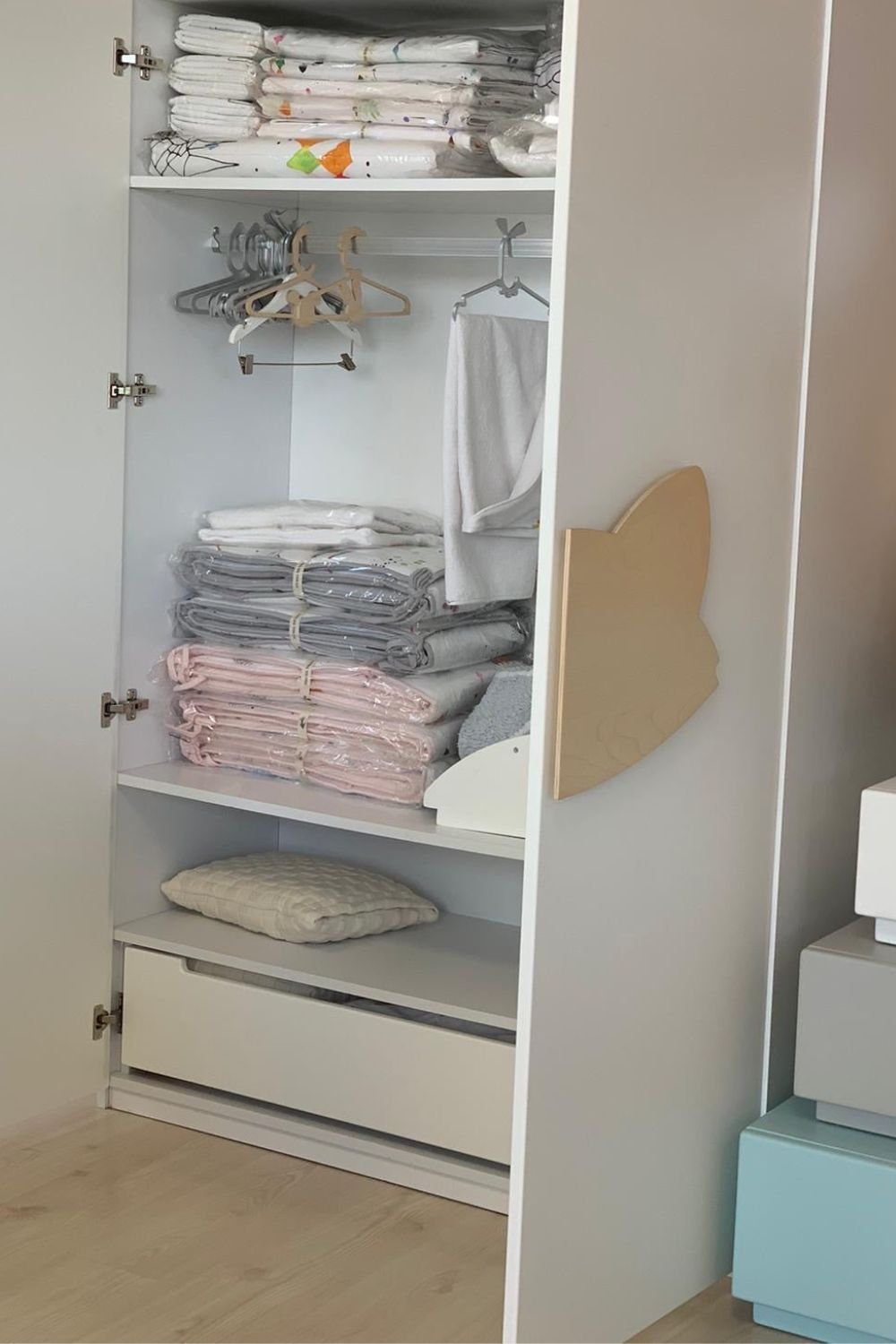 Lil'Gaea-Fox Wardrobe White Dolap-Dolap-3-milagron.live