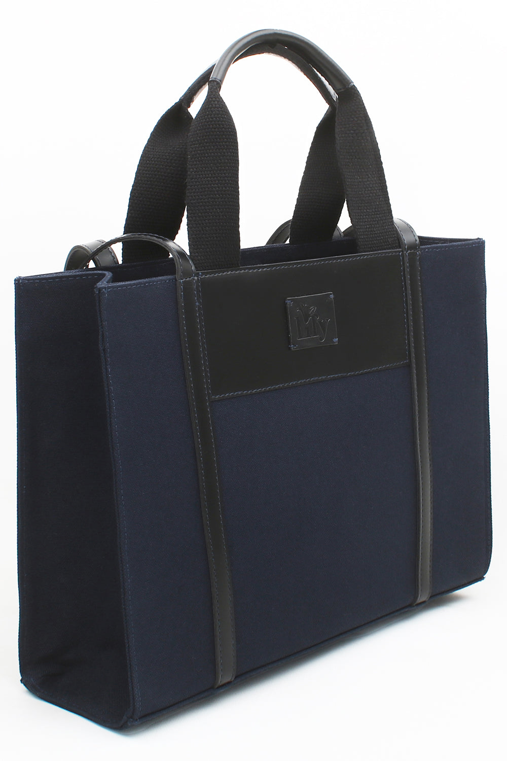 Navy Canvas Tote Bag - 3