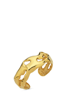 Linya Jewellery-Aruna Kalın Kelepçe Bileklik Gold-Bileklik-1-milagron.live