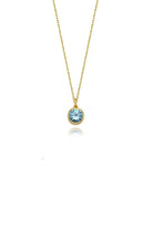 Linya Jewellery-Cosmic Zincirli Burç Kolye Gök Mavisi-Kolye-1-milagron.live