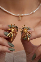 Linya Jewellery-Dera Büyük Küpe-Küpe-4-milagron.live