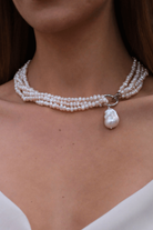 Linya Jewellery-Lara Çoklu Kum İnci Kolye-Kolye-4-milagron.live