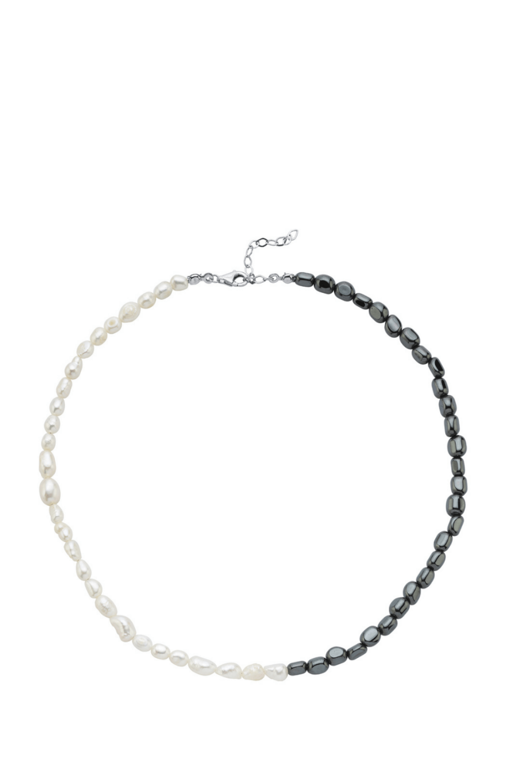 Linya Jewellery-Maori Siyah Beyaz İnci Kolye-Kolye-1-milagron.live