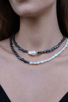 Linya Jewellery-Maori Siyah Beyaz İnci Kolye-Kolye-2-milagron.live