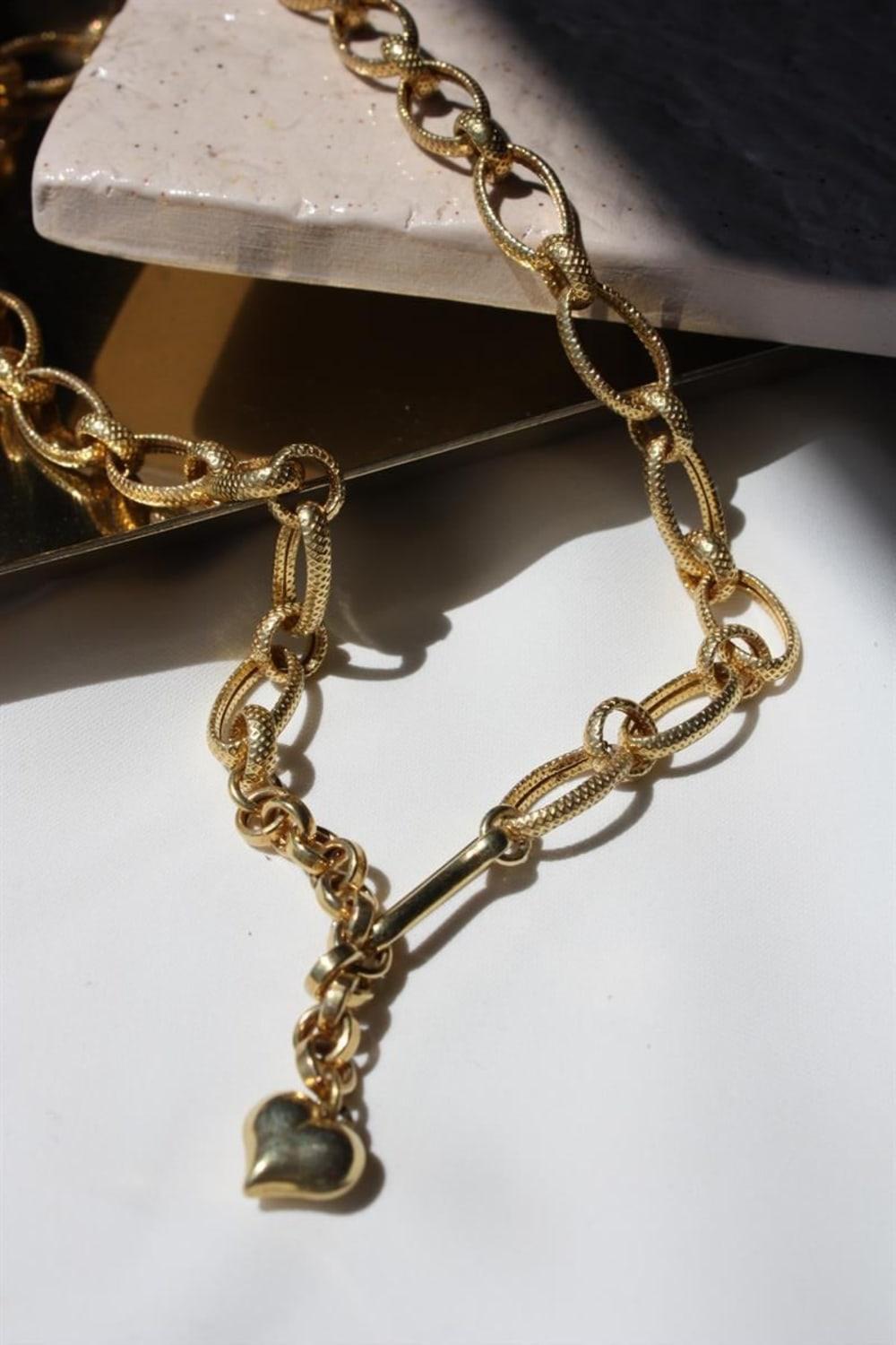 Linya Jewellery-Marsala Zincir Kolye-Kolye-3-milagron.live