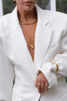 Linya Jewellery-Tesa Kalp Kolye Gold-Kolye-3-milagron.live