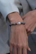 Linya Jewellery-Vola Siyah İnci Bileklik-Bileklik-5-milagron.live