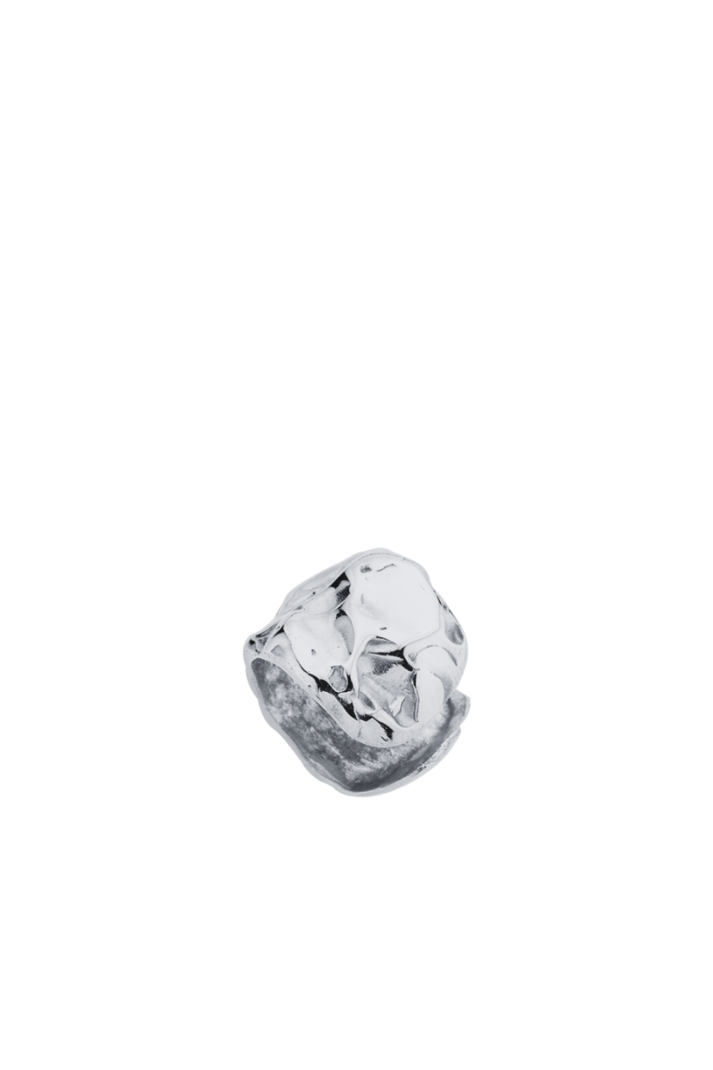 Linya Jewellery-Yora Amorf Kıkırdak Küpe Gümüş-Küpe-1-milagron.live