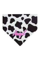 Little Monsters-Cow Print Angel Bandana-Köpek-2-milagron.live