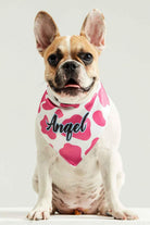 Little Monsters-Cow Print Angel Bandana-Köpek-4-milagron.live